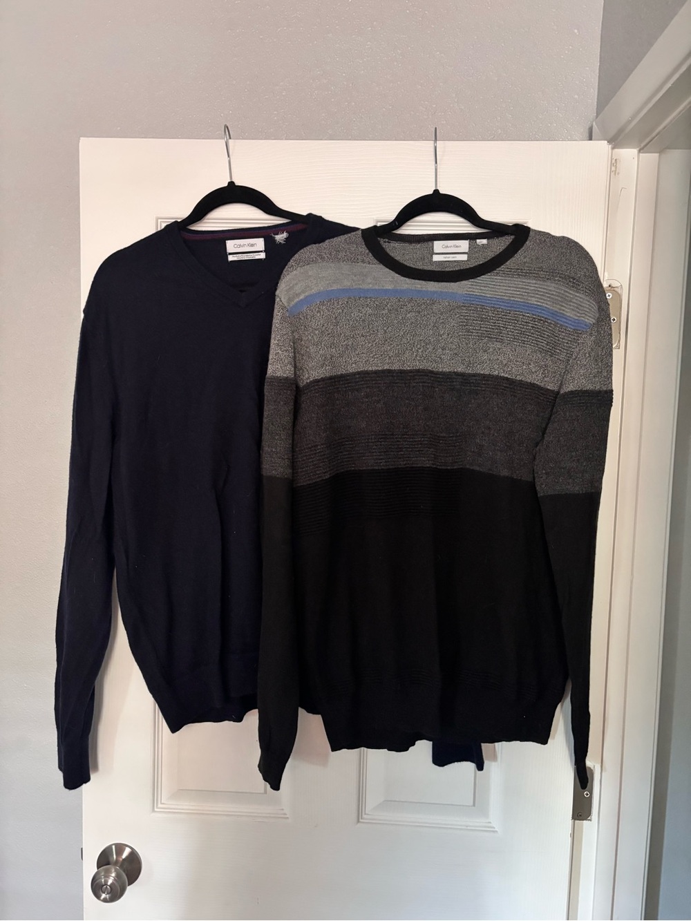 2 Calvin Klein Men's Crewneck Sweaters